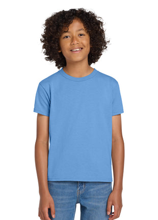 Gildan® Youth DryBlend® 50 Cotton/50 Poly T-Shirt.  8000B - Carolina Blue | Gildan