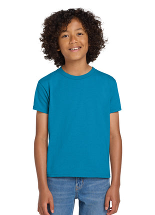 Gildan® Youth DryBlend® 50 Cotton/50 Poly T-Shirt.  8000B - Sapphire | Gildan