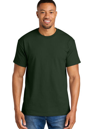 Gildan® DryBlend® 50 Cotton/50 Poly T-Shirt. 8000 - Forest Green | Gildan