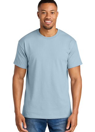 Gildan® DryBlend® 50 Cotton/50 Poly T-Shirt. 8000 - Light Blue | Gildan