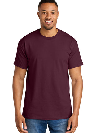 Gildan® DryBlend® 50 Cotton/50 Poly T-Shirt. 8000 - Maroon | Gildan