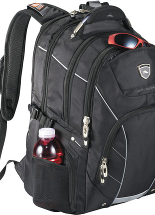 High Sierra Elite Fly-By 17" Computer Backpack - Black | High Sierra