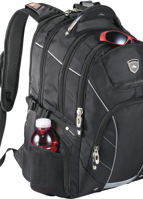 High Sierra Elite Fly-By 17" Computer Backpack - Black | High Sierra