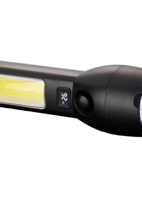 Solar Powered Rechargeable COB Flashlight