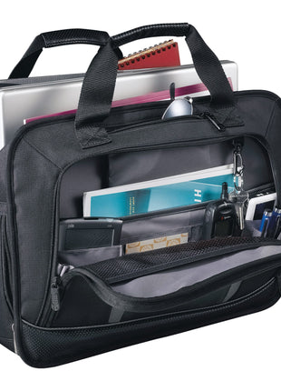 Velocity 17" Computer Briefcase - Black | PromoEO