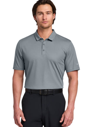 Nike Dri-FIT Embossed Tri-Blade Polo. 838964 - Cool Grey | Nike