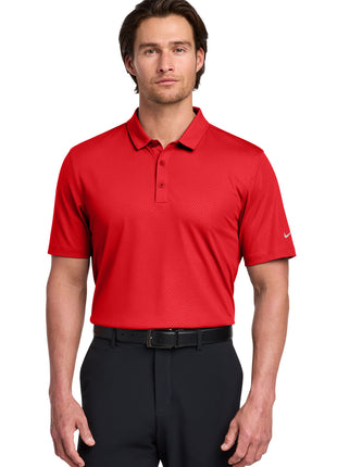 Nike Dri-FIT Embossed Tri-Blade Polo. 838964 - University Red | Nike