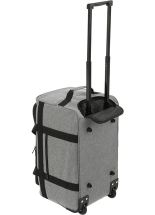 Graphite Recycled Wheeled Duffel - Graphite | PromoEO