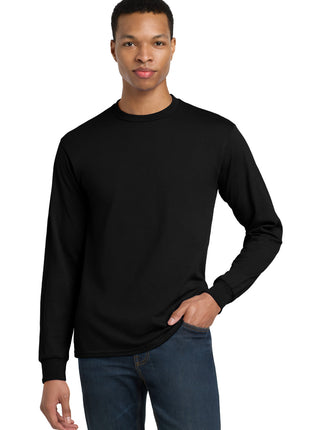 Gildan® - DryBlend® 50 Cotton/50 Poly Long Sleeve T-Shirt. 8400 - Black | Gildan