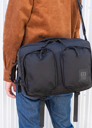 Topo Recycled Global Briefcase - Black | Topo Designs