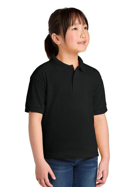 Gildan® Youth DryBlend® 6-Ounce Jersey Knit Sport Shirt. 8800B - Black | Gildan