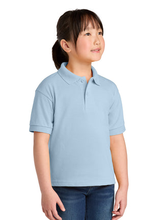 Gildan® Youth DryBlend® 6-Ounce Jersey Knit Sport Shirt. 8800B - Light Blue | Gildan