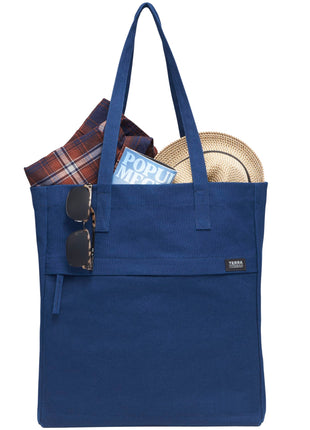 Terra Thread Fairtrade Executuive Work Tote - Navy | Terra Thread