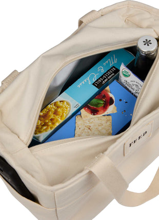 FEED Organic Cotton 9 Can Lunch Cooler - Natural | Feed