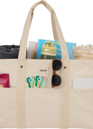 FEED Organic Cotton Large Market Tote - Natural | Feed
