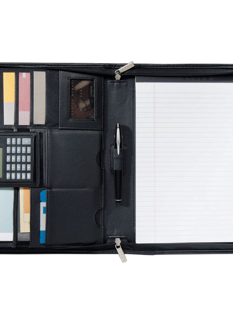FSC® Mix Manhattan Zippered Padfolio