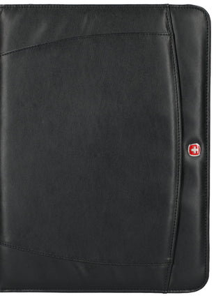 Wenger Recycled Zippered Padfolio - Black | Wenger