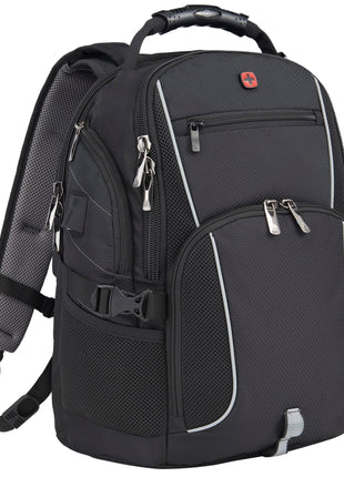 Wenger Pro II Recycled 15" Computer Backpack - Black | Wenger