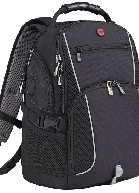 Wenger Pro II Recycled 15" Computer Backpack - Black | Wenger