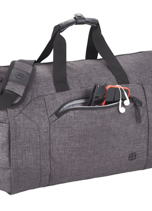 Wenger Getaway 20" RPET Garment Duffel - Charcoal | Wenger