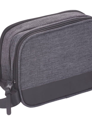 Wenger RPET Dual Compartment Dopp Kit - Charcoal | Wenger