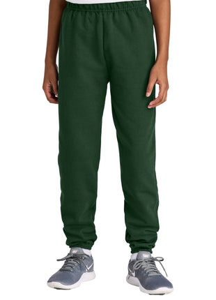 Jerzees® Youth NuBlend® Sweatpant 973B - Forest Green | Jerzees