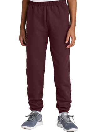 Jerzees® Youth NuBlend® Sweatpant 973B - Maroon | Jerzees