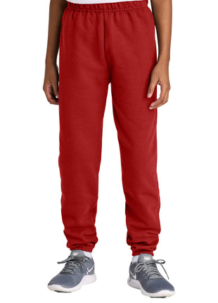 Jerzees® Youth NuBlend® Sweatpant 973B - True Red | Jerzees