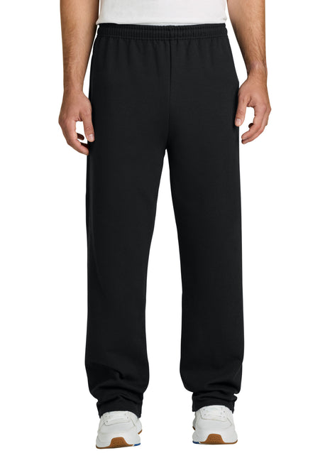 Jerzees® NuBlend® Open Bottom Pant with Pockets. 974MP - Black | Jerzees