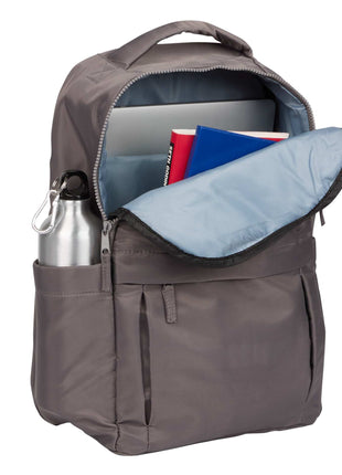 Daybreak Recycled 15" Laptop Backpack - Gray | PromoEO