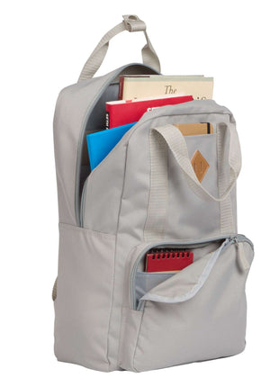 Fife Recycled 15" Laptop Backpack - Gray | PromoEO