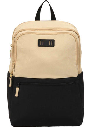 Duo Recycled 15" Laptop Backpack - Black | PromoEO