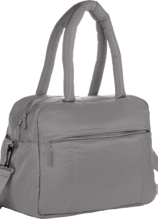 Puffer Recycled Duffle Bag - Gray | PromoEO