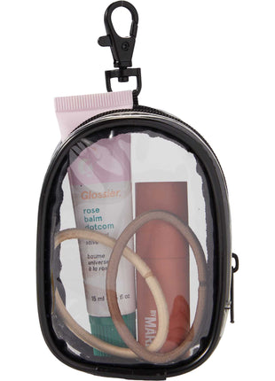 Round Clear Bag Charm - Clear | PromoEO