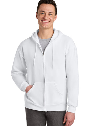 Jerzees® - NuBlend® Full-Zip Hooded Sweatshirt.  993M - White | Jerzees