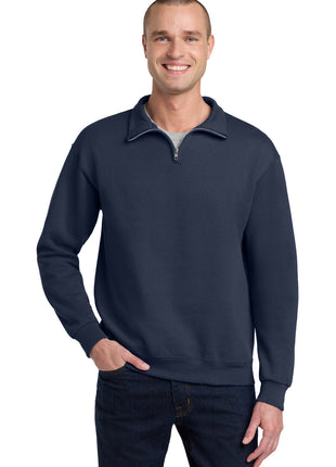 Jerzees® - NuBlend® 1/4-Zip Cadet Collar Sweatshirt. 995M - J. Navy | Jerzees