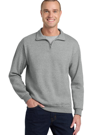 Jerzees® - NuBlend® 1/4-Zip Cadet Collar Sweatshirt. 995M - Oxford | Jerzees
