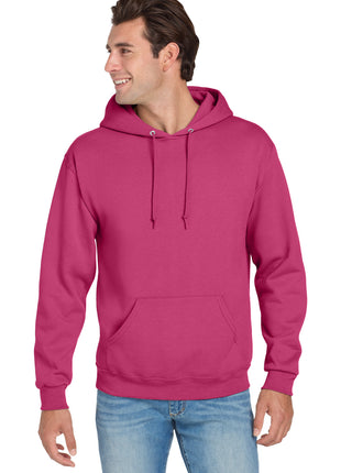 Jerzees® NuBlend® Pullover Hooded Sweatshirt.  996M - Cyber Pink | Jerzees