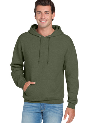 Jerzees® NuBlend® Pullover Hooded Sweatshirt.  996M - Military Green Heather | Jerzees