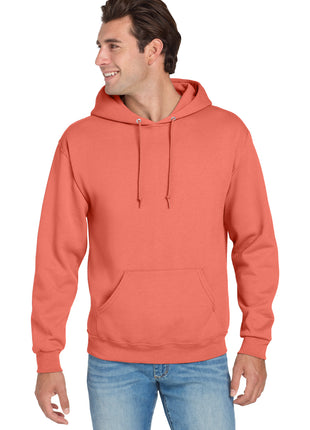 Jerzees® NuBlend® Pullover Hooded Sweatshirt.  996M - Sunset Coral | Jerzees