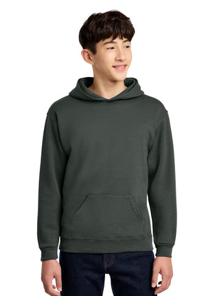 Jerzees® - Youth NuBlend® Pullover Hooded Sweatshirt.  996Y - Charcoal Grey | Jerzees