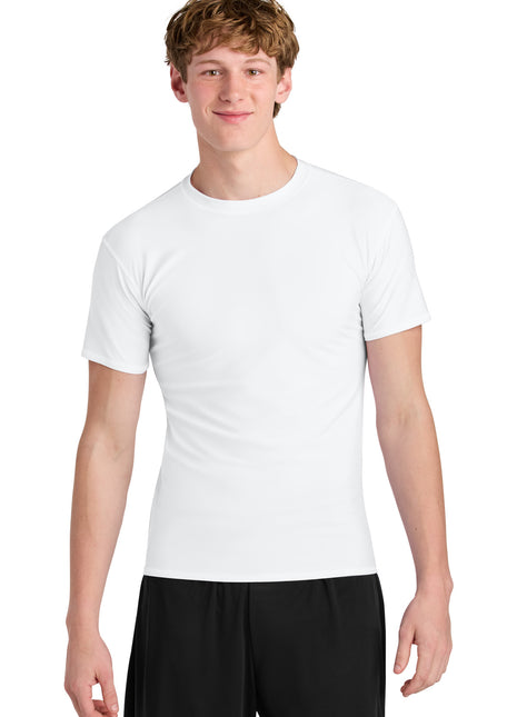 A4 Compression Short Sleeve Tee A4N3130 - White | A4