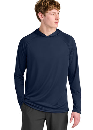 A4 Cooling Performance Long Sleeve Hooded Tee A4N3409 - Navy | A4