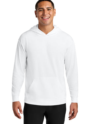 A4 Softek Long Sleeve Hooded Tee A4N3528 - White | A4