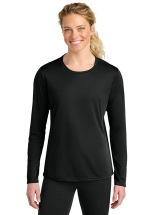 A4 Women's Cooling Performance Long Sleeve Tee A4NW3002 - Black | A4