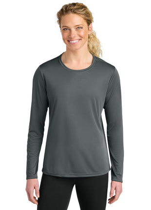 A4 Women's Cooling Performance Long Sleeve Tee A4NW3002 - Graphite | A4