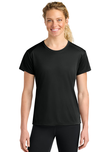 A4 Women's Cooling Performance Short Sleeve Tee A4NW3201 - Black | A4
