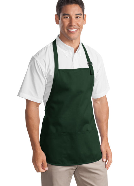 Port Authority® Medium-Length Apron with Pouch Pockets.  A510 - Hunter | Port Authority