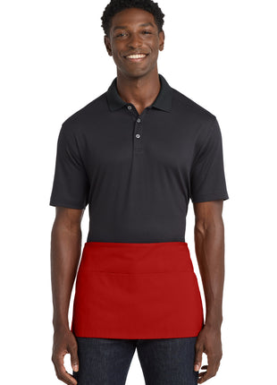 Port Authority® Waist Apron with Pockets.  A515 - Red | Port Authority