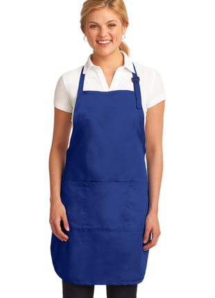 Port Authority® Easy Care Full-Length Apron with Stain Release. A703 - Royal | Port Authority
